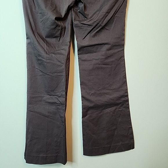 Body By Victoria Womens Dress Pants Flared The Kate Fit Gray Pockets VS Size 4 - Picture 9 of 14